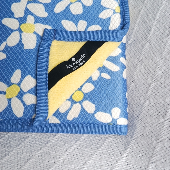 Kate Spade New York Set of 2 Floral Reversible Drying Mats - Picture 3 of 5